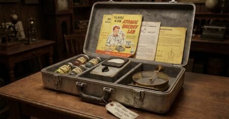 Criado nos anos 1950, brinquedo mais perigoso do mundo com urânio de verdade reaparece, vira peça de colecionador rara e será leiloado em Boston por cerca de R$ 26 mil