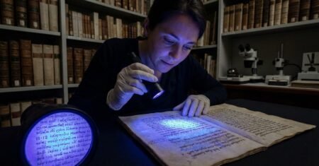 Capítulo escondido da Bíblia é revelado após 1500 anos, texto siríaco de Mateus é lido sob palimpsesto com luz ultravioleta na Biblioteca do Vaticano