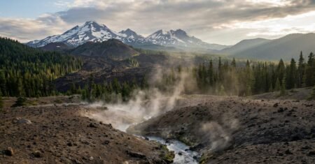 Sob vulcões do Oregon, um mar oculto de 81 km³ de água desafia a seca e pode redesenhar o abastecimento no oeste dos EUA com apoio da ciência e da gestão