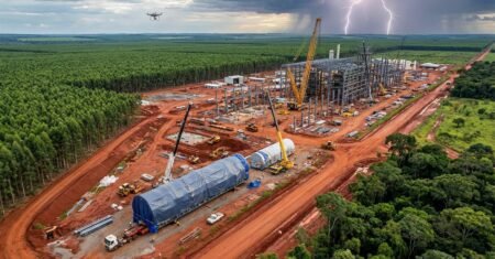 Inocência no leste de Mato Grosso do Sul ganha a maior fábrica de celulose do mundo, investimento de R$ 24,7 bilhões da Arauco promete empregos e energia limpa até 2027