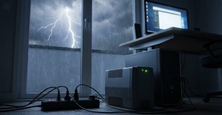 Tempestades com raios queimam aparelhos e interrompem rotinas, como proteger eletrônicos sem tirar da tomada com DPS, filtro de linha, estabilizador e nobreak por preços acessíveis