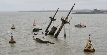 O pesadelo adormecido sob o mar, como o naufrágio do SS Richard Montgomery deixou 1.400 toneladas de explosivos no estuário do Tâmisa e virou uma bomba-relógio por oito décadas